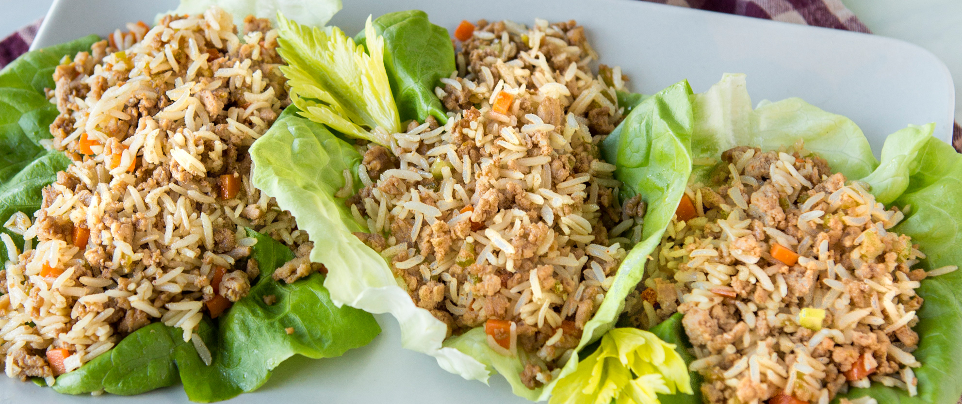 Turkey Brown Rice Lettuce Wraps - ecoLife