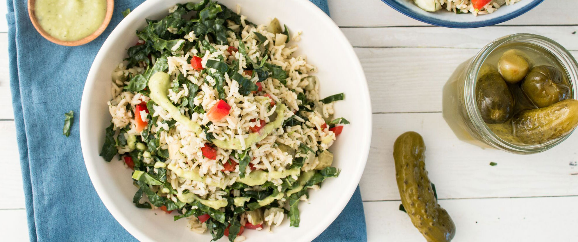 Dill Pickle Rice Salad ecoLife