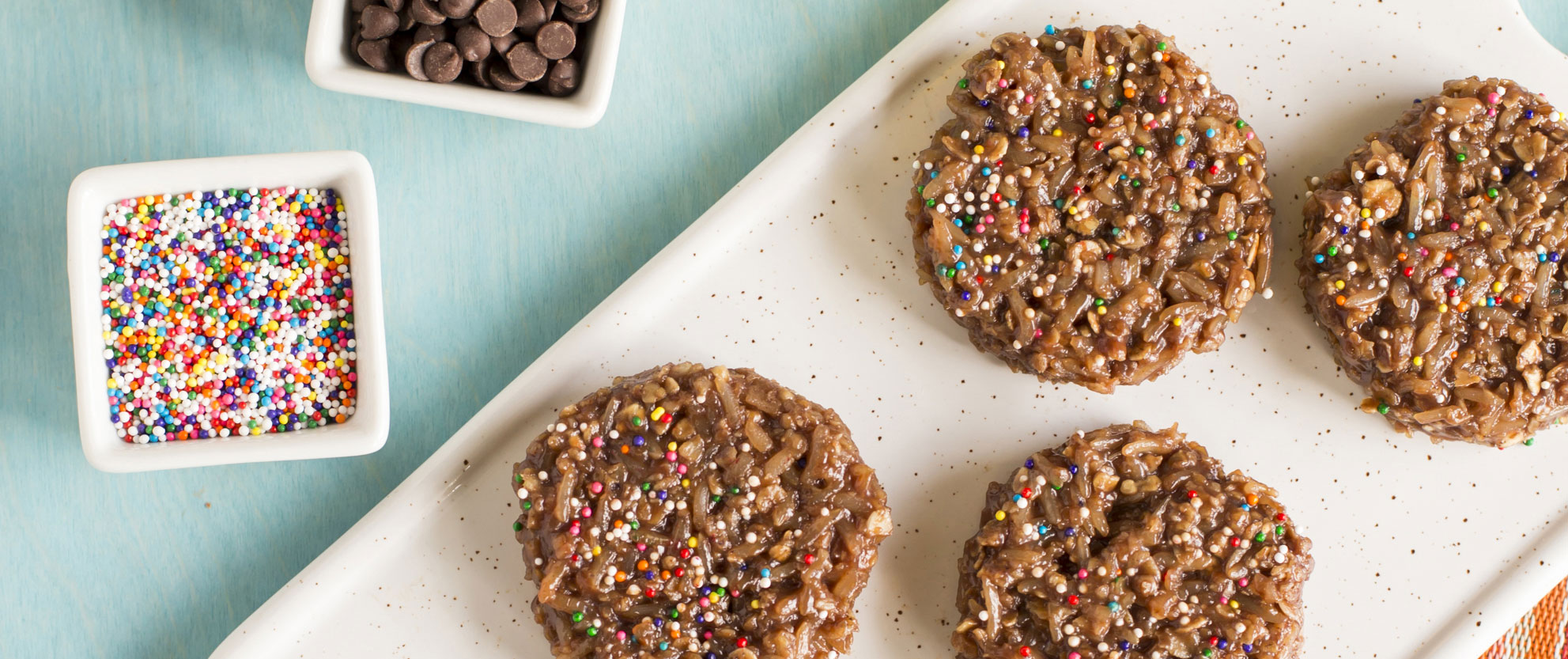 Vegan No-Bake Cookies with ecoLife® Quick Cook Brown Rice - ecoLife