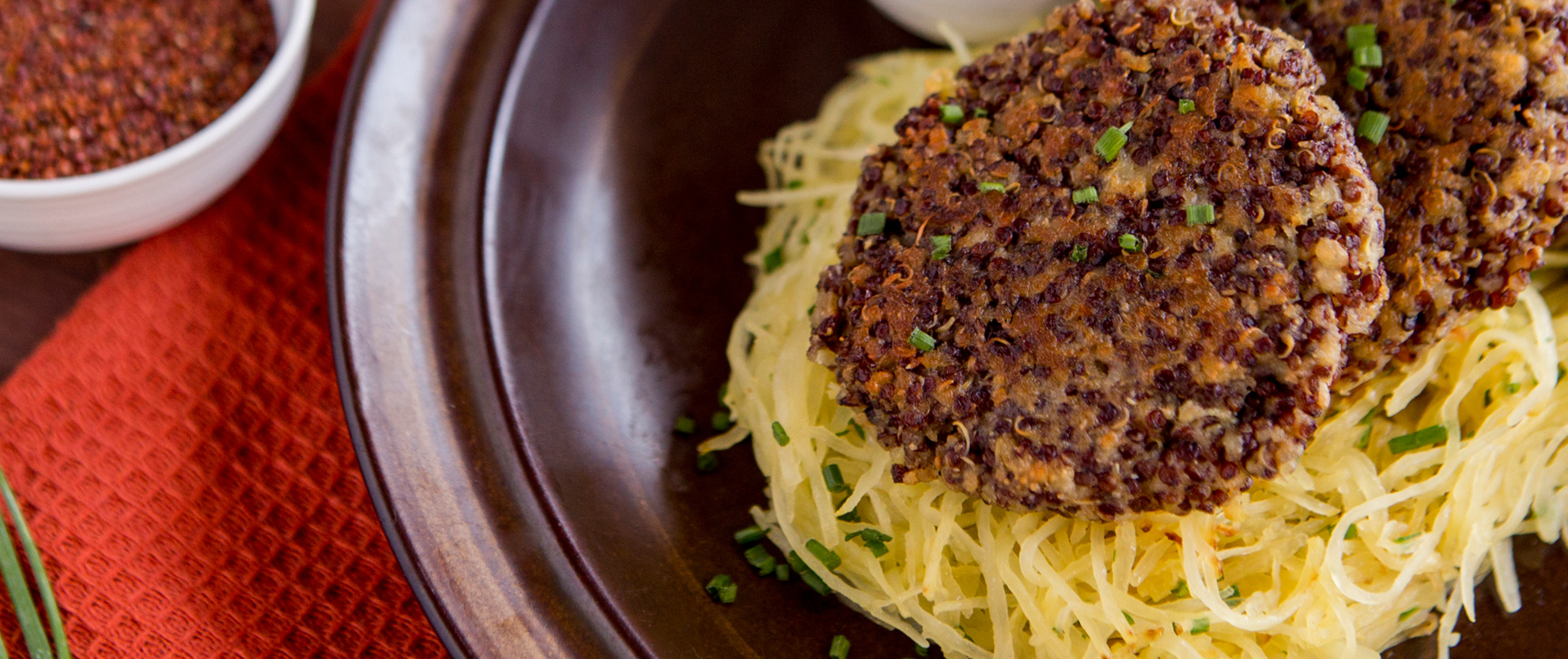 Red Quinoa Cakes - ecoLife
