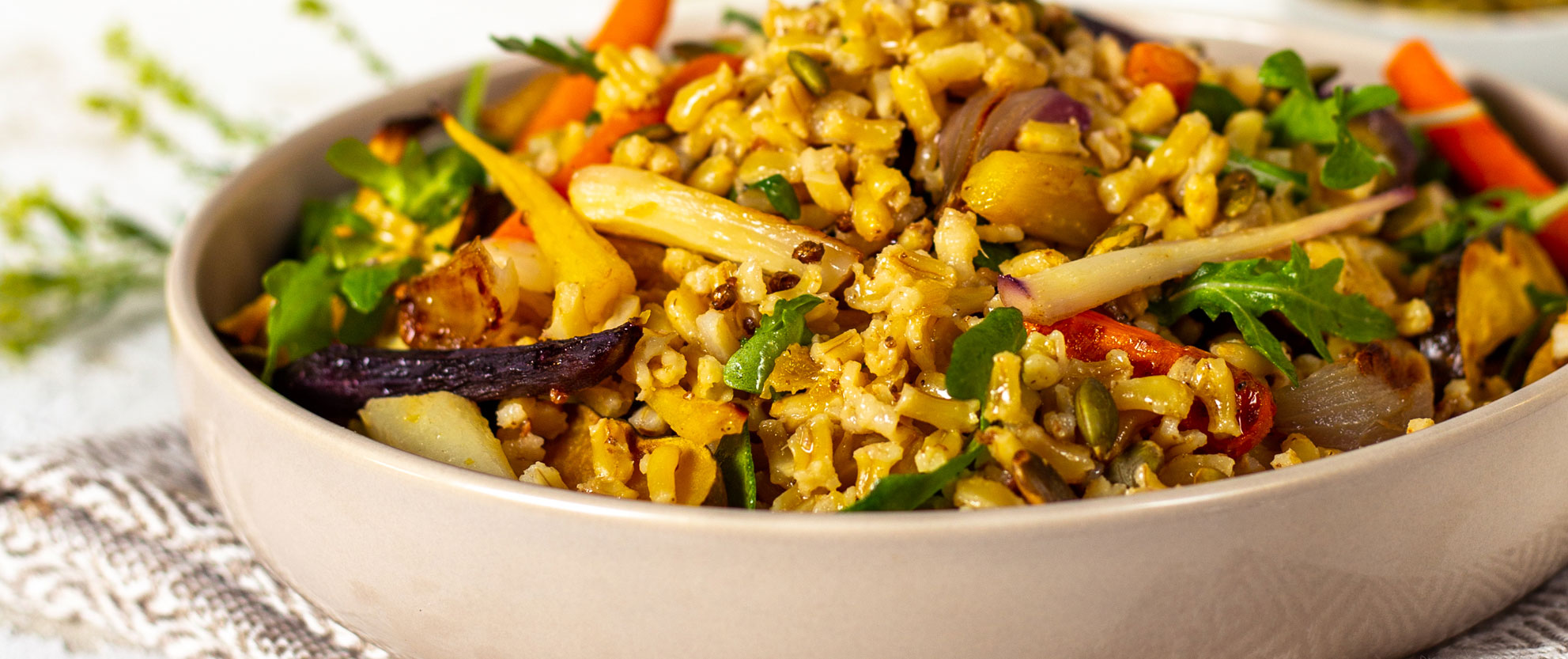 Kamut and Roasted Veggies - ecoLife